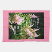 Linge De Cuisine Astilbe avec Mark 10:27 (Horizontal)
