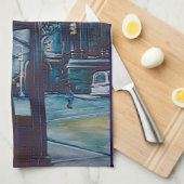 Linge De Cuisine Astor Place Aborigènes, New York, (Quart Plié)