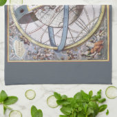 Linge De Cuisine Astronomie Ancienne, Céleste par Andreas Cellarius (Plié)