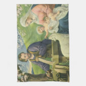 Linge De Cuisine Atelier de Joseph avec Marie et Bébé Jésus (Vertical)