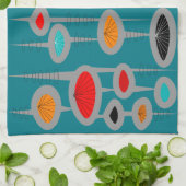 Linge De Cuisine Atomique moderne de la moitié du siècle (Plié)