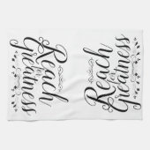 Linge De Cuisine Atteindre pour la calligraphie de grandeur (Horizontal)