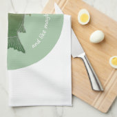 Linge De Cuisine Attention À La Pêche Fun Fisherman Citation (Quart Plié)