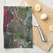 Linge De Cuisine Au pair rouge (Quart Plié)
