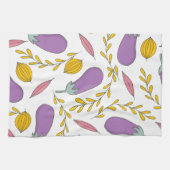 Linge De Cuisine Aubergine pourpre (Horizontal)