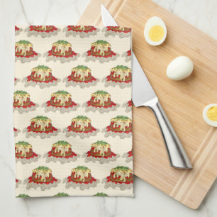 Linge De Cuisine Aubgergine Parme Parmesan Italien
