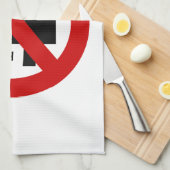 Linge De Cuisine AUCUN Fumeur ⚠ THÉ ⚠ (Quart Plié)