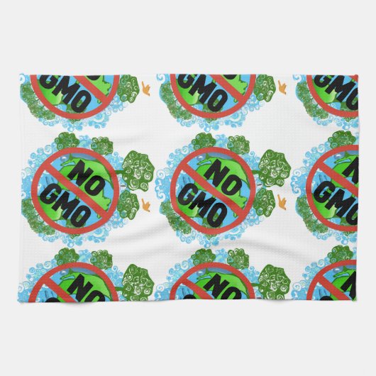 LINGE DE CUISINE AUCUN OGM (Horizontal)