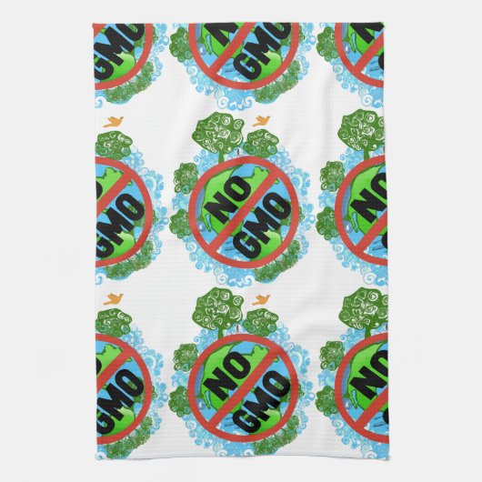 LINGE DE CUISINE AUCUN OGM (Vertical)