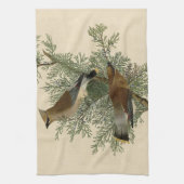 Linge De Cuisine Audubon Cèdre cire oiseau (Vertical)