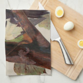 Linge De Cuisine Audubon Peinture d'Oiseaux Pic Pilé (Quart Plié)