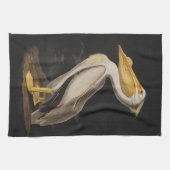 Linge De Cuisine Audubon White Pelican Bird Amérique (Horizontal)