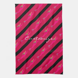 Linge De Cuisine augmentation sous-marine rose de sirènes