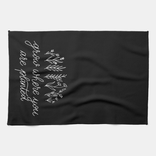 Linge De Cuisine Augmenter Là Où Vous Êtes Plantés (Horizontal)