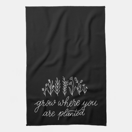 Linge De Cuisine Augmenter Là Où Vous Êtes Plantés (Vertical)