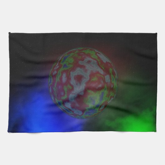 Linge De Cuisine Aura D'Une Planète, (Horizontal)