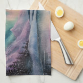 Linge De Cuisine Aurora Borealis (Quart Plié)