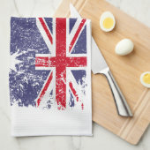 Linge De Cuisine AUSTRALIAN ROOTS Half American Flag AUSTRALIE (Quart Plié)