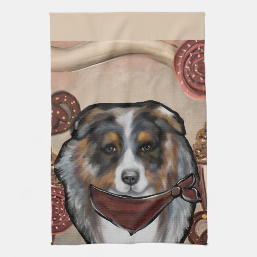 LINGE DE CUISINE AUSTRALIAN SHEPHERD (Vertical)