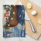 Linge De Cuisine Australian Shepherd Christmas Boat Holiday (Quart Plié)