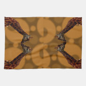 Linge De Cuisine Auto-réflexion Giraffe, (Horizontal)