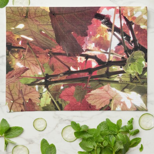 LINGE DE CUISINE AUTOMNE (Plié)