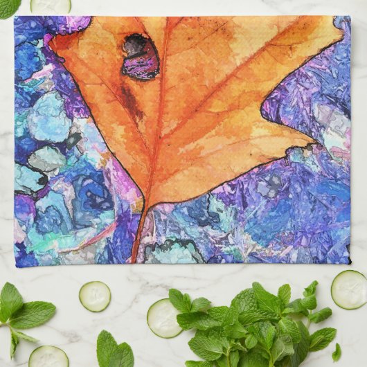 LINGE DE CUISINE AUTOMNE (Plié)