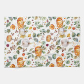 Linge De Cuisine Automne Automne Cuisine Citrouille et Feuille | Va (Horizontal)