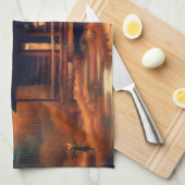 Linge De Cuisine Automne/Automne/Halloween/Peinture rustique (Quart Plié)