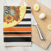 Linge De Cuisine Automne Belle Collection tendance Thanksgiving (Quart Plié)