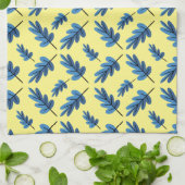 Linge De Cuisine Automne bleu (Plié)