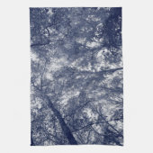 Linge De Cuisine Automne bleu (Vertical)