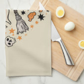 Linge De Cuisine Automne Citrouille Automne Thanksgiving Halloween (Quart Plié)