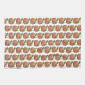 Linge De Cuisine Automne Classique Automne Orange Citrouille Motif (Horizontal)
