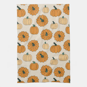 Linge De Cuisine Automne Couleurs citrouilles épices automne citrou