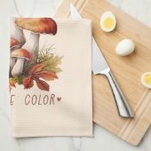 Linge De Cuisine Automne Est Ma Couleur Préférée - Champignons & Fe (Quart Plié)