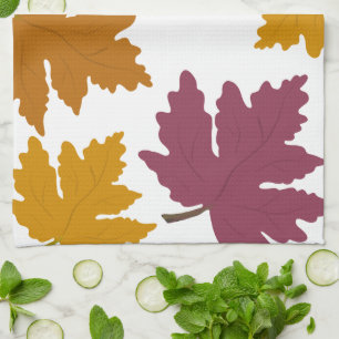Linge De Cuisine Automne Feuille