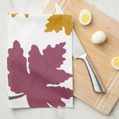 Linge De Cuisine Automne Feuille (Quart Plié)