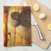 Linge De Cuisine Automne Matin Sur La Ferme (Quart Plié)