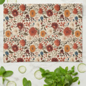 Linge De Cuisine Automne Moderne Automne Botanique Floral (Plié)