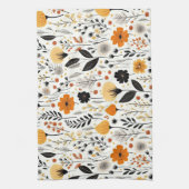 Linge De Cuisine Automne Moderne Boho Automne Botanique Floral (Vertical)