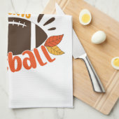 Linge De Cuisine Automne signifie football (Quart Plié)