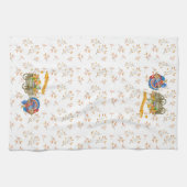 Linge De Cuisine Automne Thanksgiving Turquie Citrouille Wagon (Horizontal)