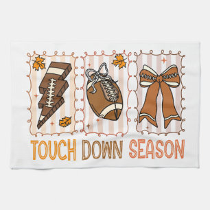 Linge De Cuisine Automne Vintage Football Jour