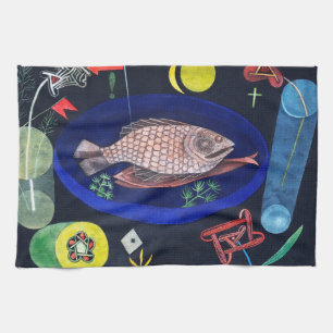 Linge De Cuisine Autour du poisson, Paul Klee