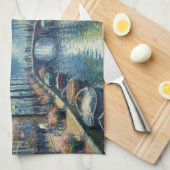Linge De Cuisine Autumn Afternoon at the Canal - Kitchen Towels (Quart Plié)