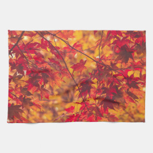 Linge De Cuisine Autumn Leaves Fall Color Nature Kitchen Towel