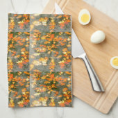 Linge De Cuisine autumn leaves in rain (Quart Plié)