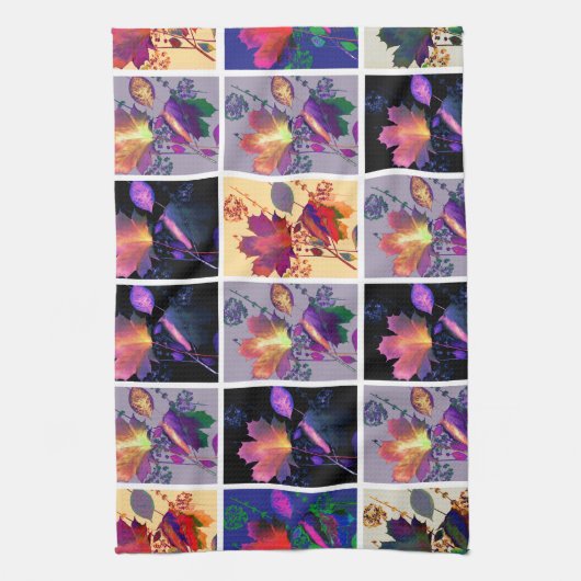 Linge De Cuisine Autumn Leaves Rustic Patchwork (Vertical)