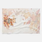Linge De Cuisine Autumn Whimsy – Thanksgiving Fox with Fall Leaves  (Horizontal)